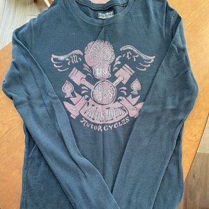 Black long sleeve thermal